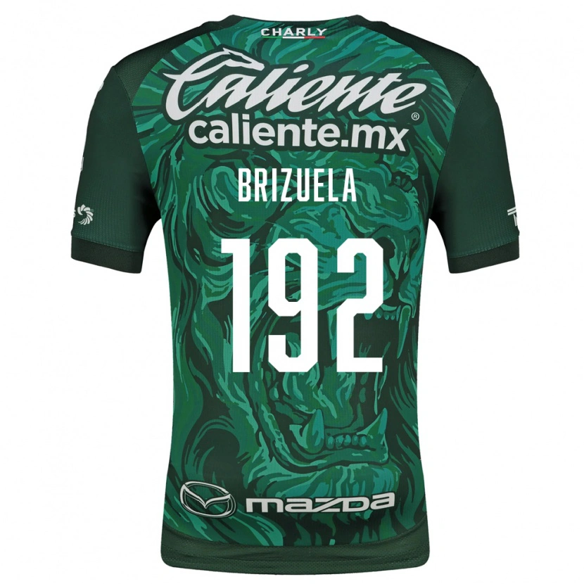 Danxen Homem Camisola Juan Brizuela #192 Verde Preto Principal 2026/27 Camisa Brasil