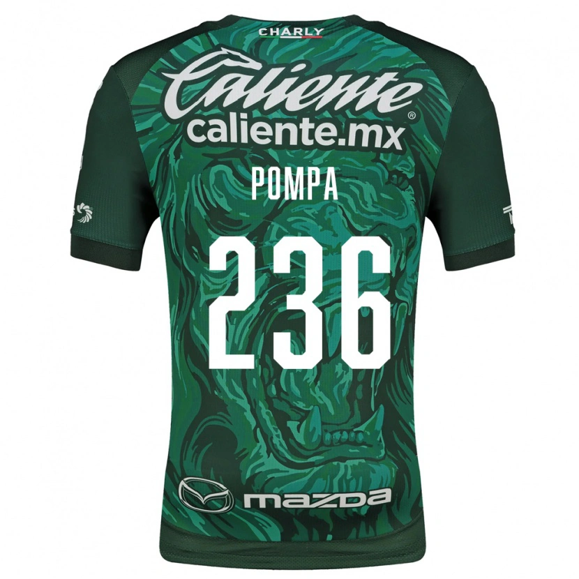 Danxen Homem Camisola Gerardo Pompa #236 Verde Preto Principal 2026/27 Camisa Brasil