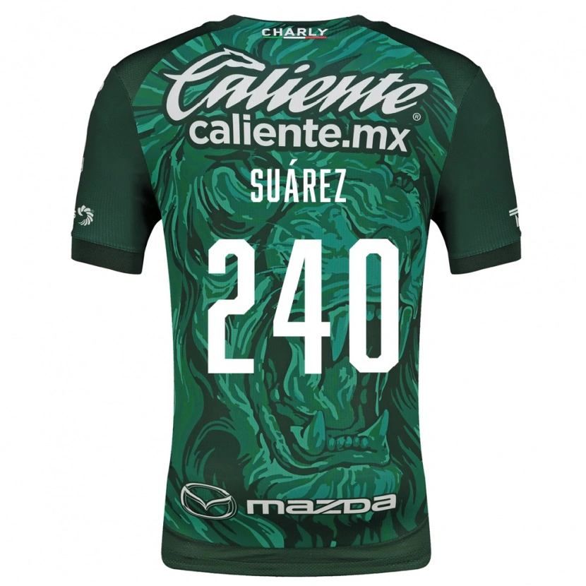 Danxen Homem Camisola Donovan Suárez #240 Verde Preto Principal 2026/27 Camisa Brasil