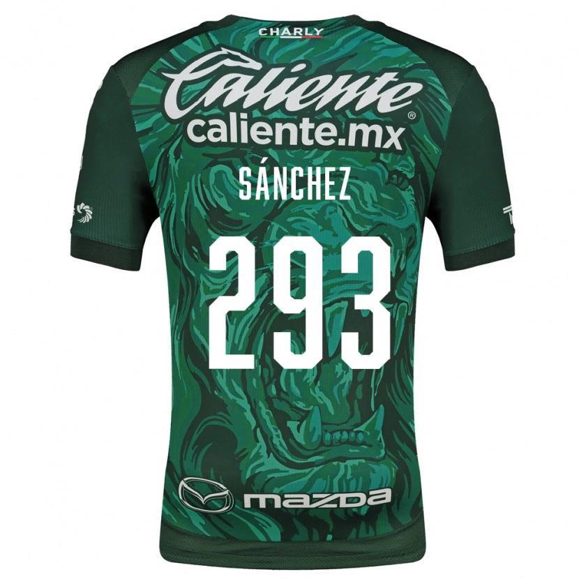 Danxen Homem Camisola Christian Sánchez #293 Verde Preto Principal 2026/27 Camisa Brasil
