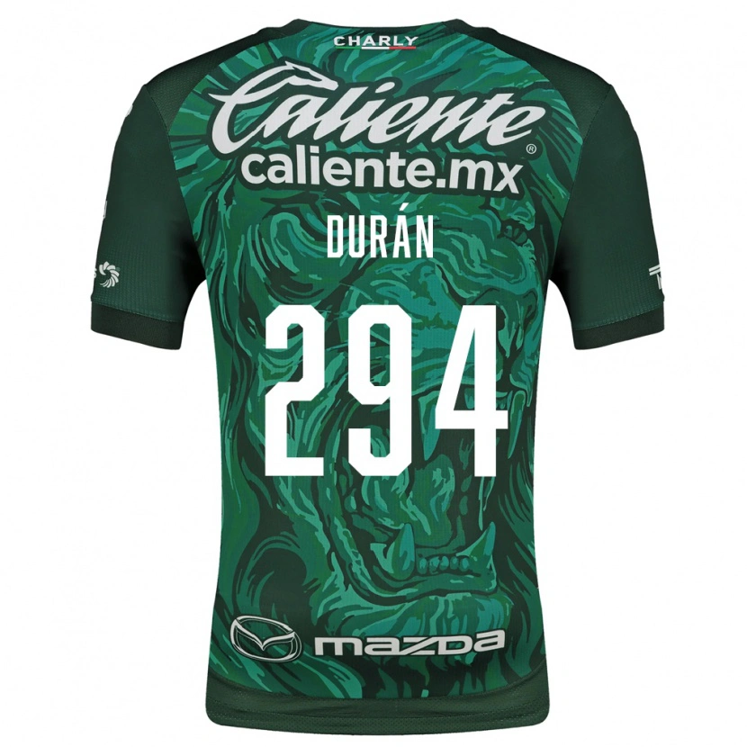 Danxen Homem Camisola Diego Durán #294 Verde Preto Principal 2026/27 Camisa Brasil