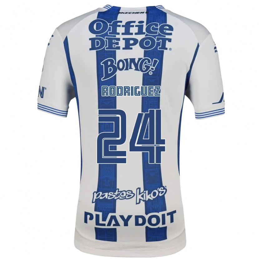 Danxen Homem Camisola Luis Rodriguez #24 Branco Azul Marinho Principal 2026/27 Camisa Brasil