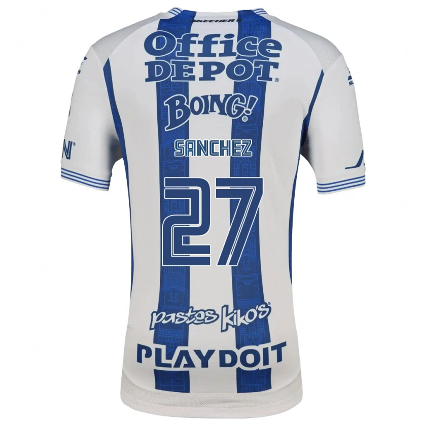Danxen Homem Camisola Ella Sanchez #27 Branco Azul Marinho Principal 2026/27 Camisa Brasil