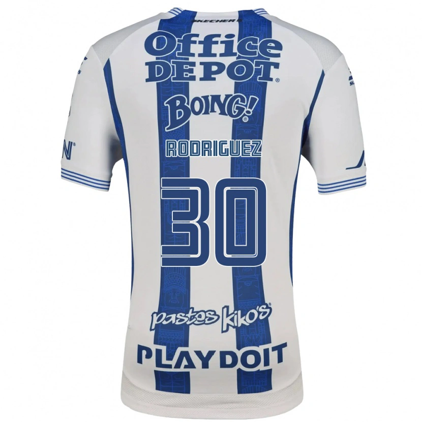 Danxen Homem Camisola Lenin Rodríguez #30 Branco Azul Marinho Principal 2026/27 Camisa Brasil