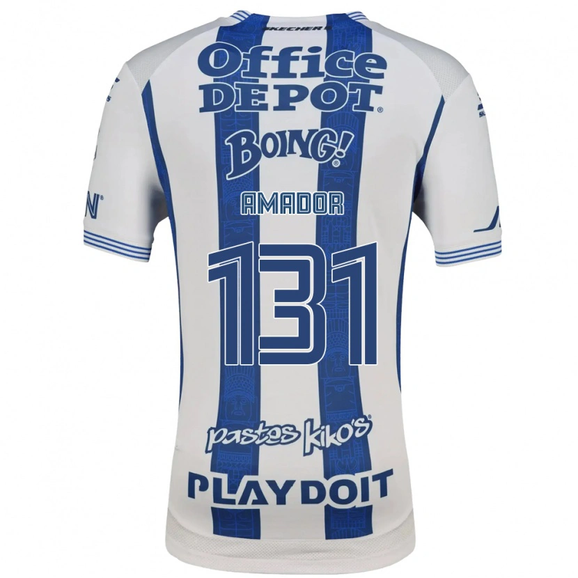 Danxen Homem Camisola Santiago Amador #131 Branco Azul Marinho Principal 2026/27 Camisa Brasil