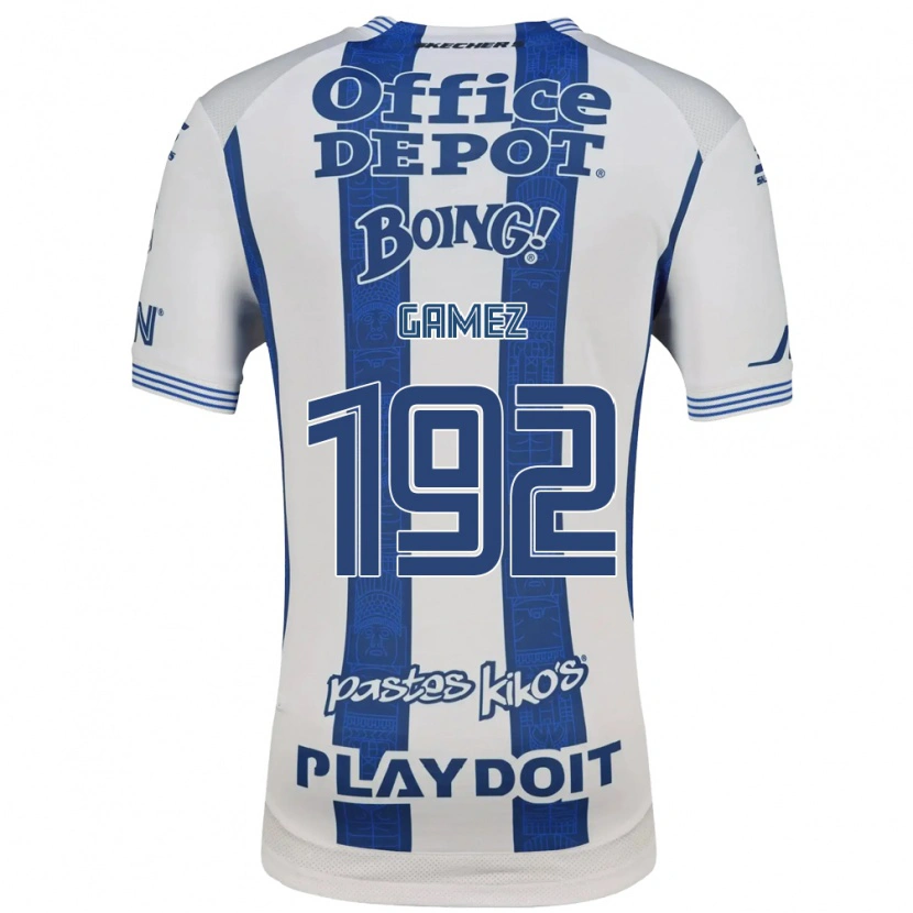 Danxen Homem Camisola Jonathan Gámez #192 Branco Azul Marinho Principal 2026/27 Camisa Brasil