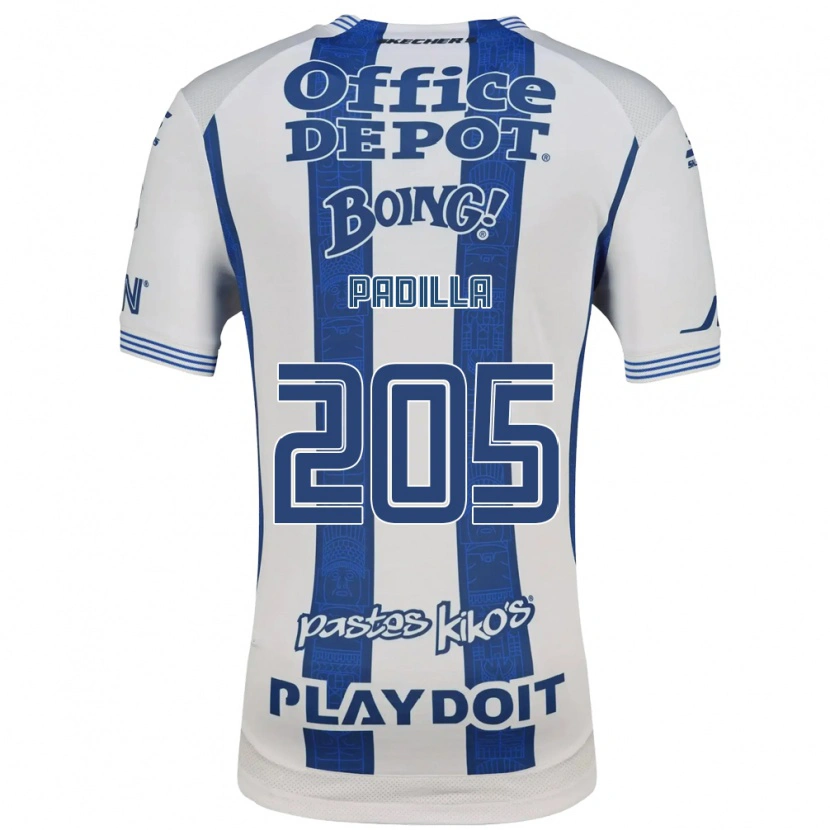 Danxen Homem Camisola Ángel Padilla #205 Branco Azul Marinho Principal 2026/27 Camisa Brasil
