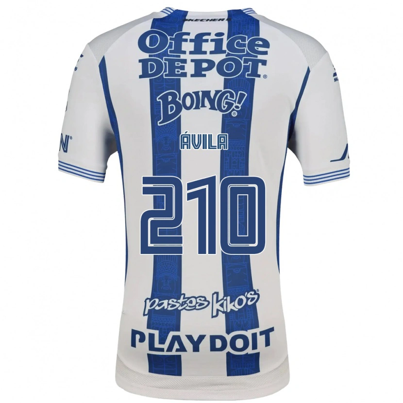 Danxen Homem Camisola Pedro Ávila #210 Branco Azul Marinho Principal 2026/27 Camisa Brasil