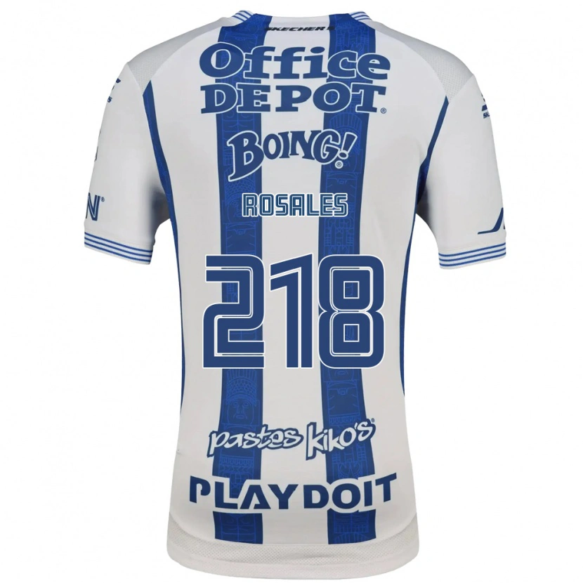 Danxen Homem Camisola Anderson Rosales #218 Branco Azul Marinho Principal 2026/27 Camisa Brasil