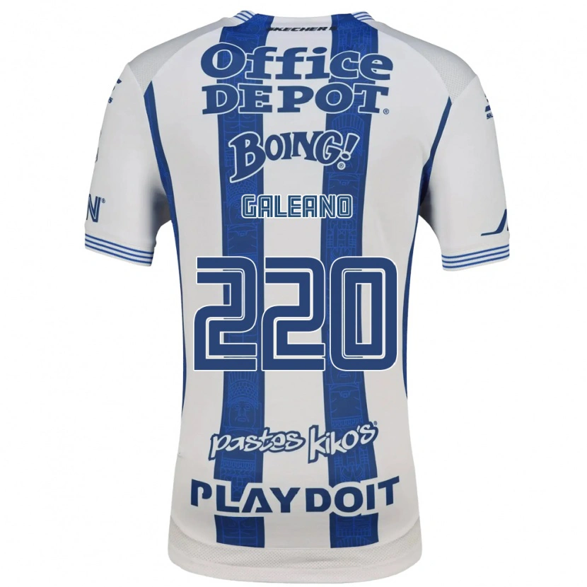 Danxen Homem Camisola Rony Galeano #220 Branco Azul Marinho Principal 2026/27 Camisa Brasil