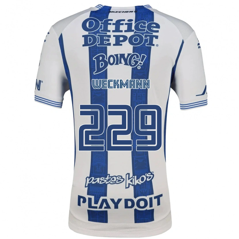Danxen Homem Camisola Hugo Weckmann #229 Branco Azul Marinho Principal 2026/27 Camisa Brasil