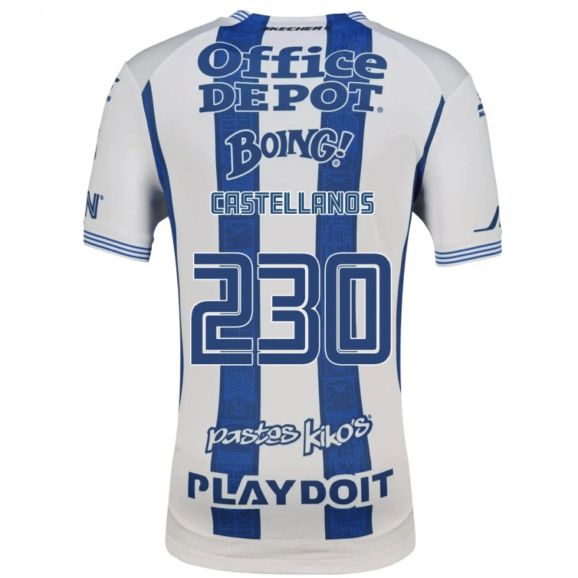 Danxen Homem Camisola Edson Castellanos #230 Branco Azul Marinho Principal 2026/27 Camisa Brasil