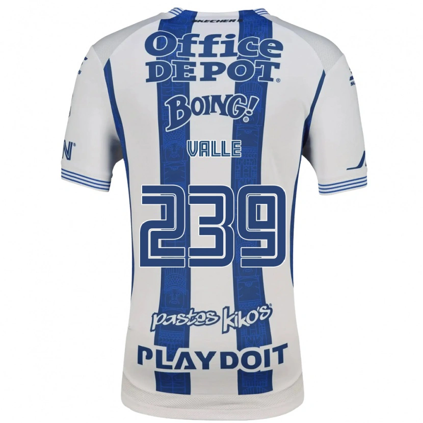 Danxen Homem Camisola Cristhian Valle #239 Branco Azul Marinho Principal 2026/27 Camisa Brasil