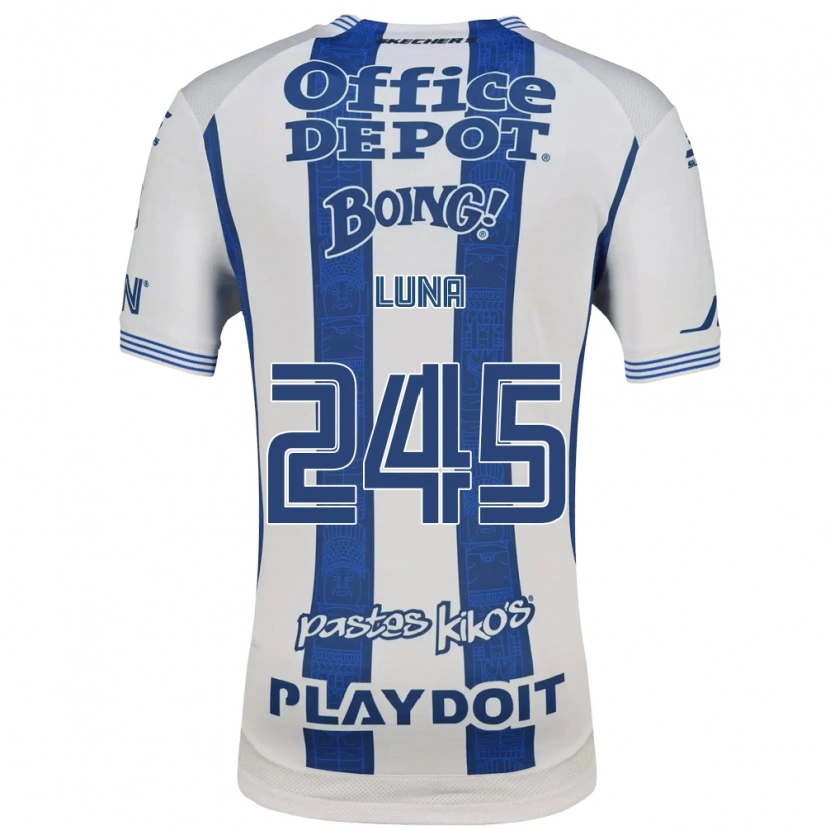 Danxen Homem Camisola Irving Luna #245 Branco Azul Marinho Principal 2026/27 Camisa Brasil