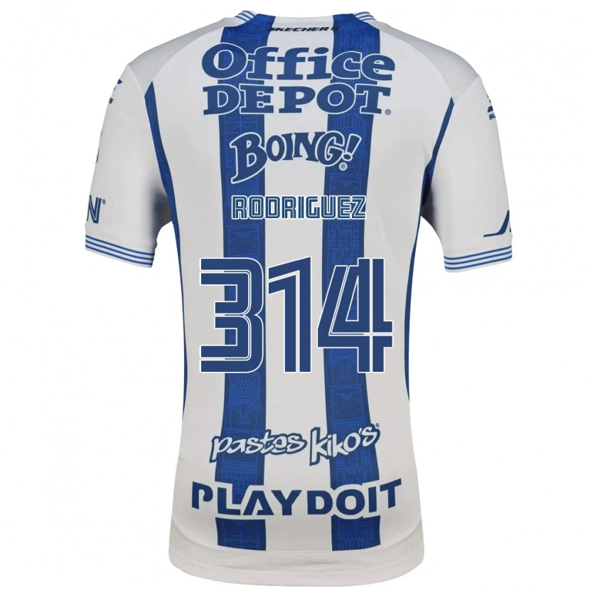 Danxen Homem Camisola Alan Rodríguez #314 Branco Azul Marinho Principal 2026/27 Camisa Brasil