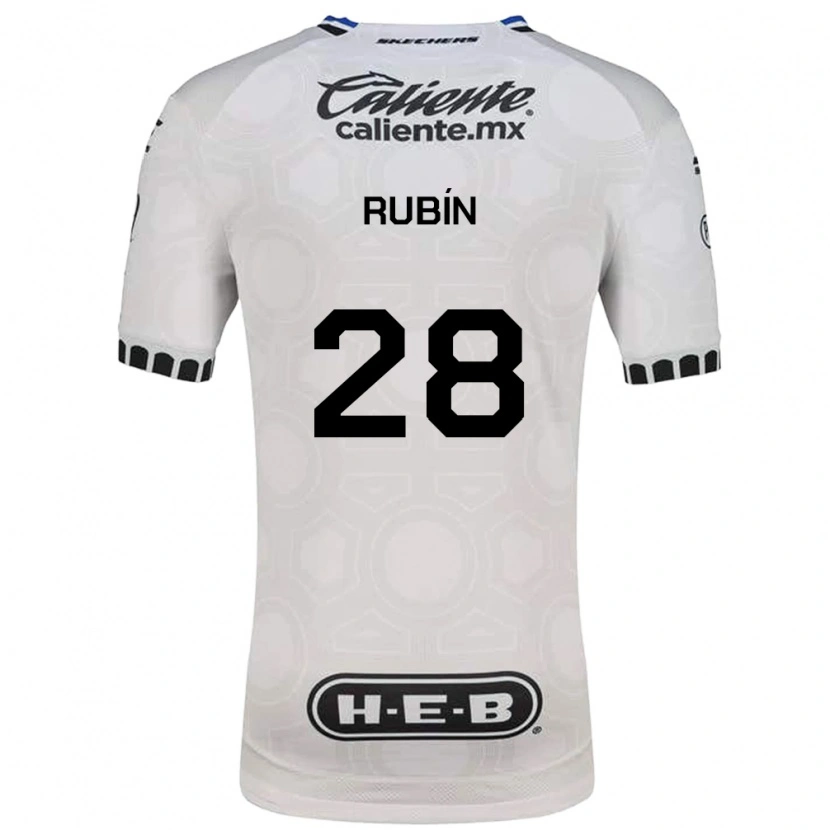 Danxen Homem Camisola Rubio Rubín #28 Branco Preto Azul Principal 2026/27 Camisa Brasil