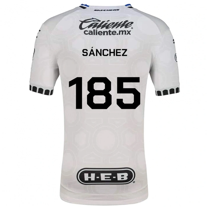 Danxen Homem Camisola Saúl Sánchez #185 Branco Preto Azul Principal 2026/27 Camisa Brasil