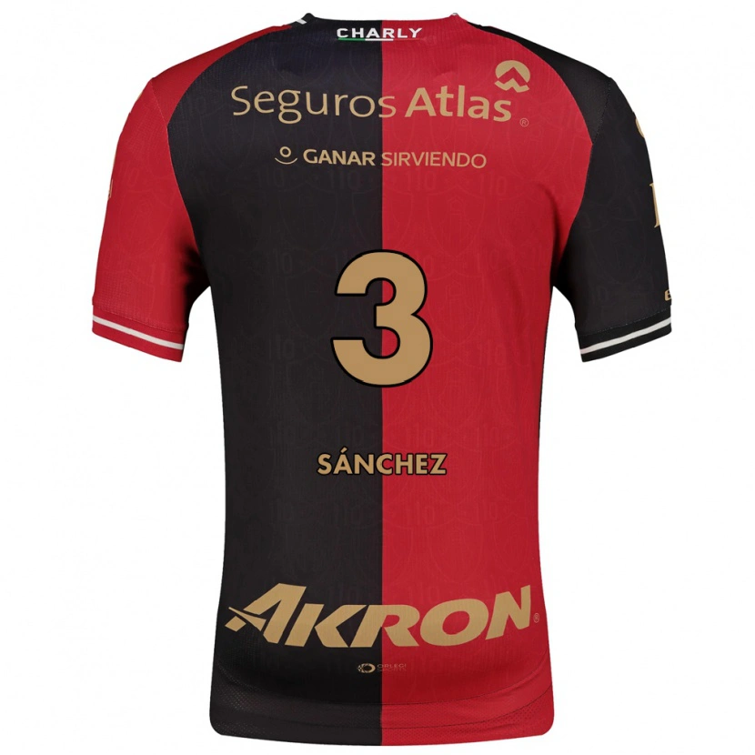 Danxen Homem Camisola Jorge Sánchez #3 Vermelho Preto Marrom Principal 2026/27 Camisa Brasil