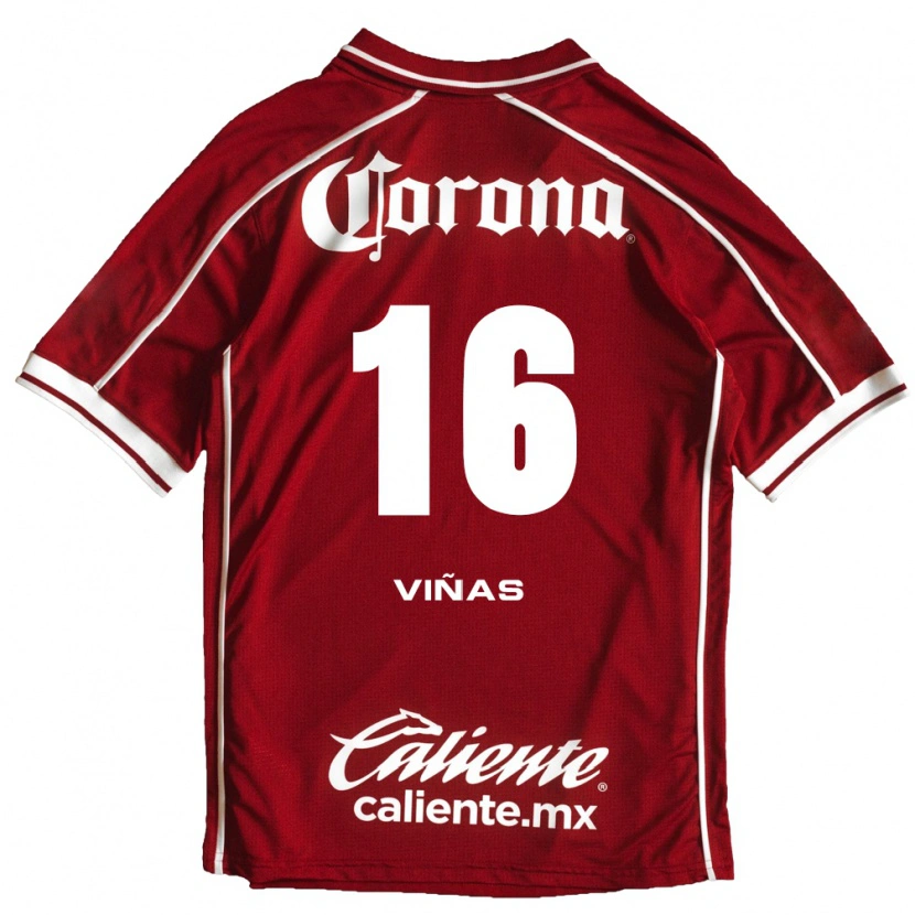 Danxen Homem Camisola Federico Viñas #16 Branco Vermelho Principal 2026/27 Camisa Brasil