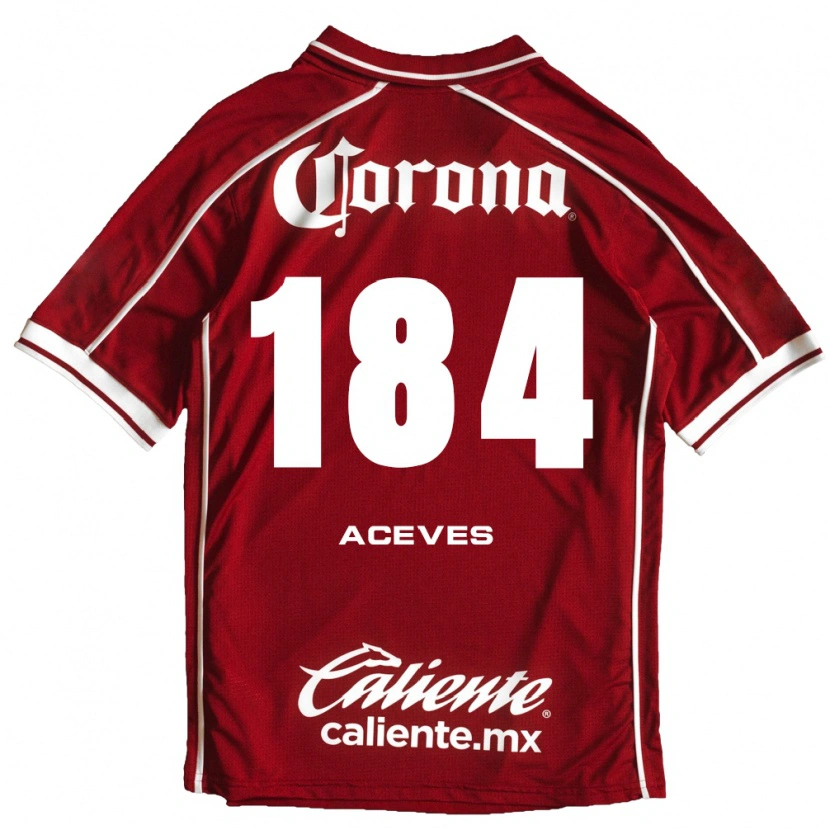 Danxen Homem Camisola Sebastián Aceves #184 Branco Vermelho Principal 2026/27 Camisa Brasil