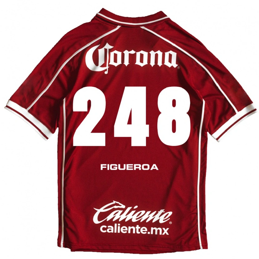Danxen Homem Camisola Jared Figueroa #248 Branco Vermelho Principal 2026/27 Camisa Brasil