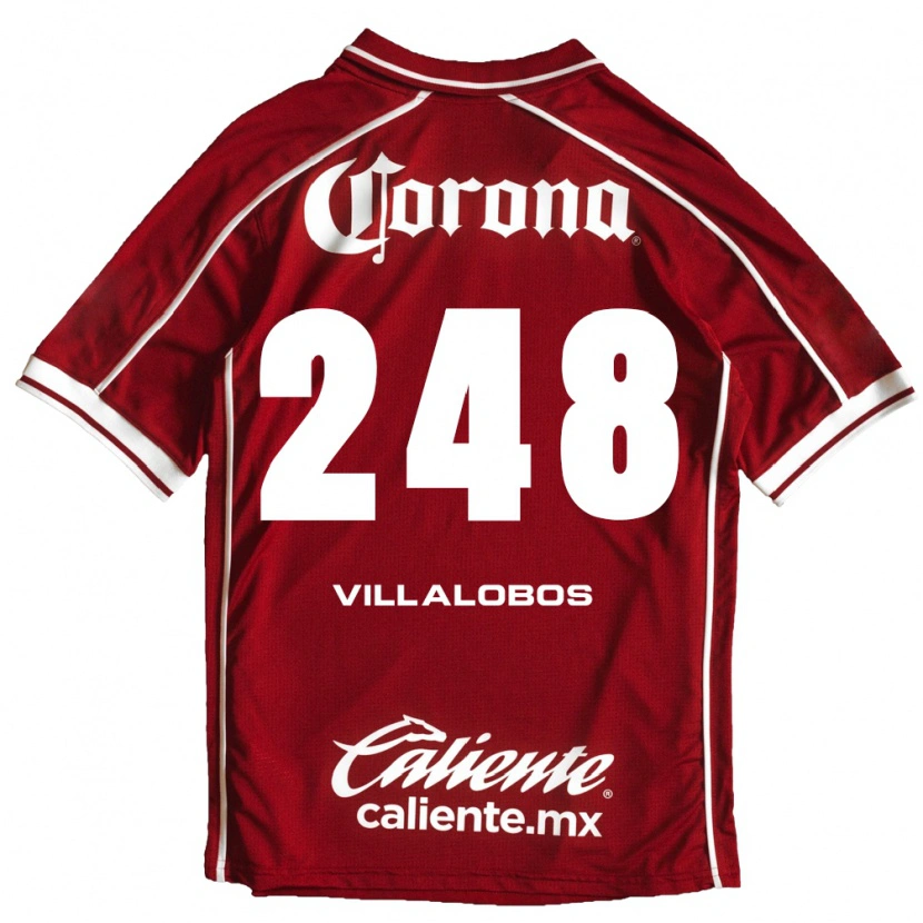 Danxen Homem Camisola José Villalobos #248 Branco Vermelho Principal 2026/27 Camisa Brasil