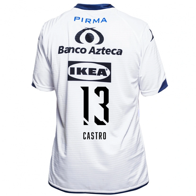Danxen Homem Camisola Mariam Castro #13 Branco Preto Azul Principal 2026/27 Camisa Brasil
