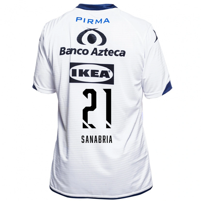 Danxen Homem Camisola Sergio Sanabria #21 Branco Preto Azul Principal 2026/27 Camisa Brasil