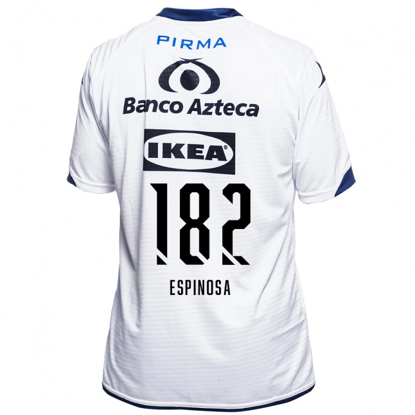 Danxen Homem Camisola Daniel Espinosa #182 Branco Preto Azul Principal 2026/27 Camisa Brasil