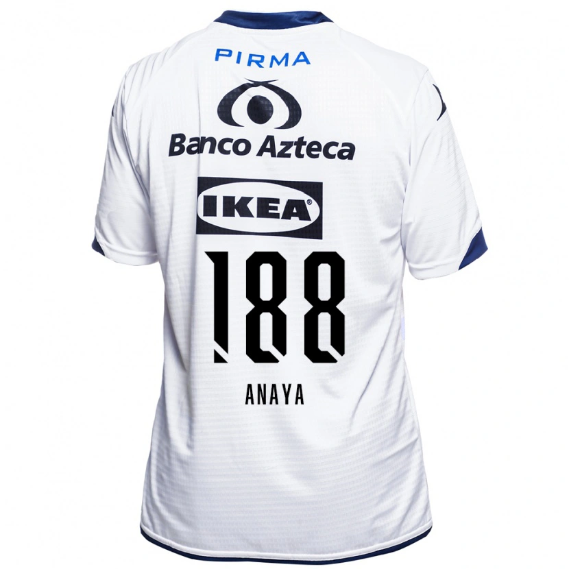 Danxen Homem Camisola Mario Anaya #188 Branco Preto Azul Principal 2026/27 Camisa Brasil