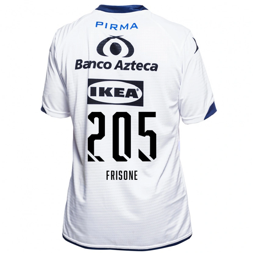 Danxen Homem Camisola Giovanni Frisone #205 Branco Preto Azul Principal 2026/27 Camisa Brasil