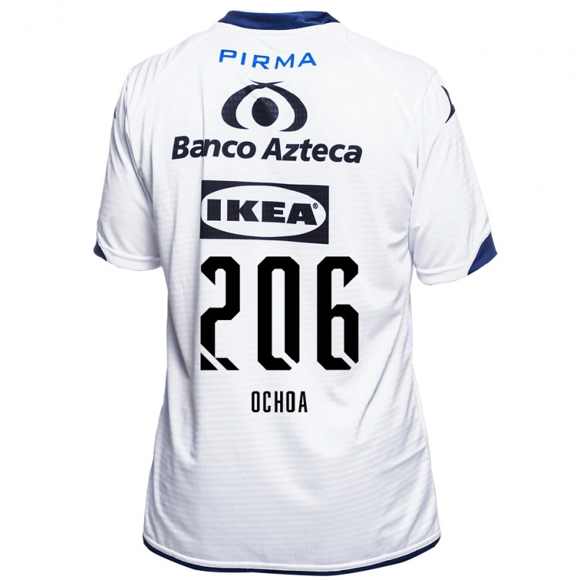 Danxen Homem Camisola Barúc Ochoa #206 Branco Preto Azul Principal 2026/27 Camisa Brasil
