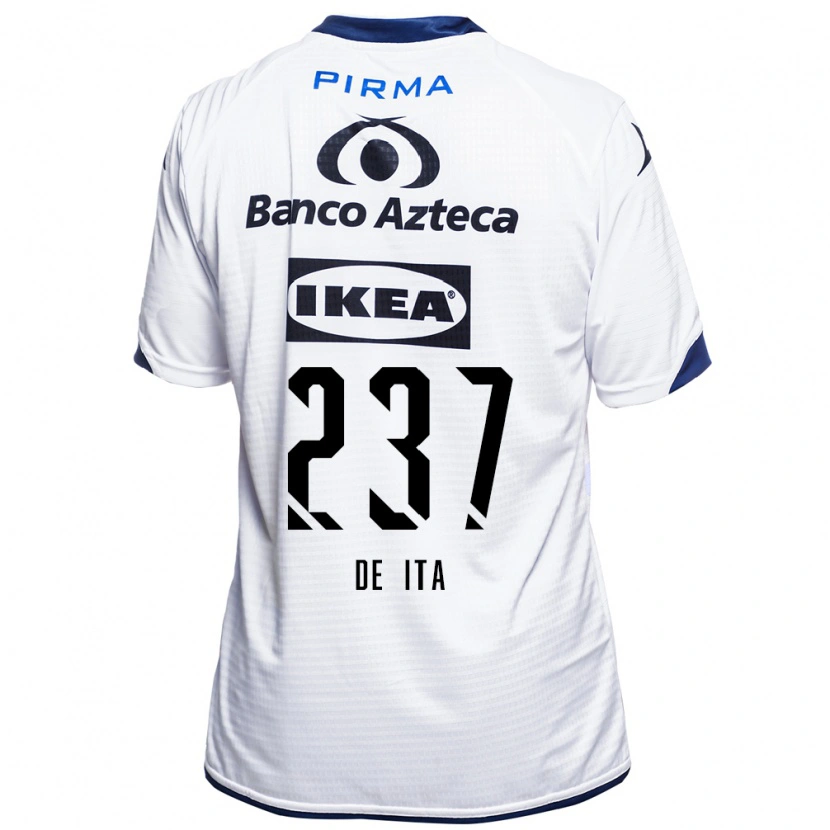 Danxen Homem Camisola Alejandro De Ita #237 Branco Preto Azul Principal 2026/27 Camisa Brasil