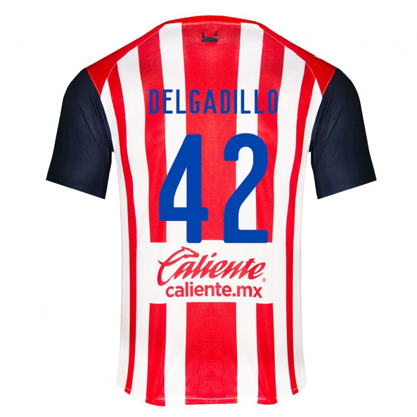 Danxen Homem Camisola Diego Delgadillo #42 Vermelho Preto Branco Principal 2026/27 Camisa Brasil