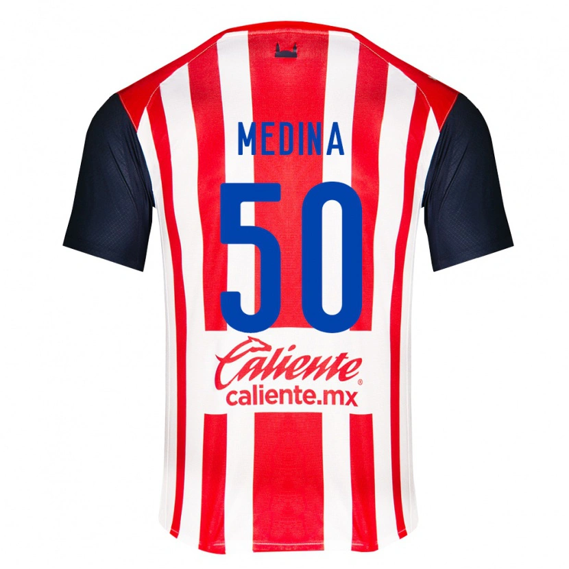 Danxen Homem Camisola Cruz Medina #50 Vermelho Preto Branco Principal 2026/27 Camisa Brasil