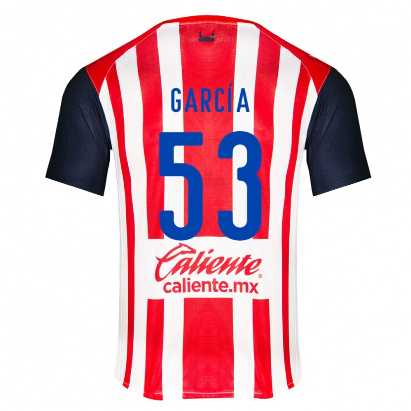 Danxen Homem Camisola Uziel García #53 Vermelho Preto Branco Principal 2026/27 Camisa Brasil