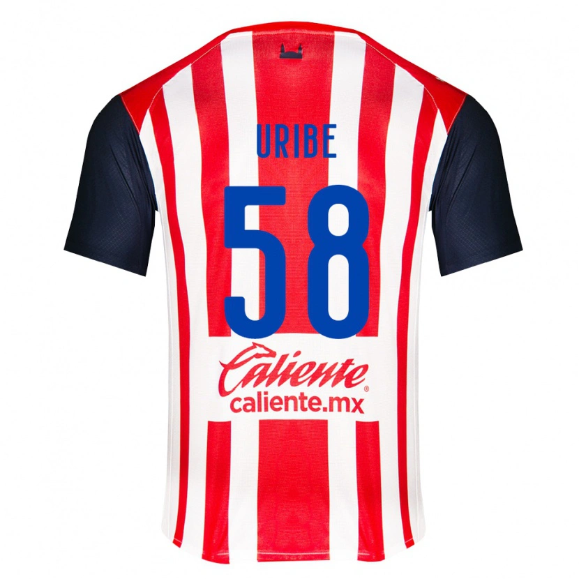 Danxen Homem Camisola Juan Uribe #58 Vermelho Preto Branco Principal 2026/27 Camisa Brasil