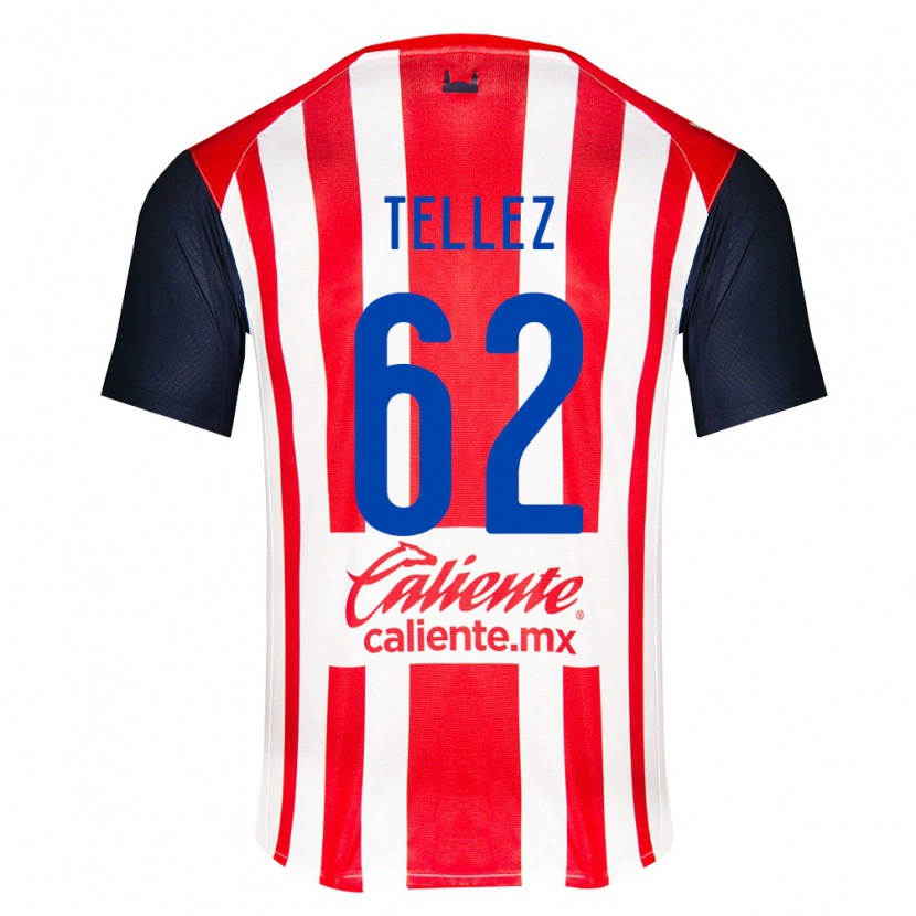 Danxen Homem Camisola Brandon Téllez #62 Vermelho Preto Branco Principal 2026/27 Camisa Brasil