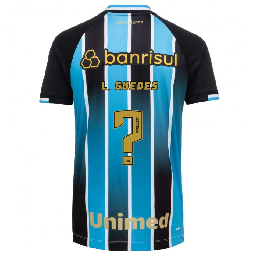Danxen Homem Camisola Luis Guedes #0 Azul Marrom Preto Principal 2026/27 Camisa Brasil
