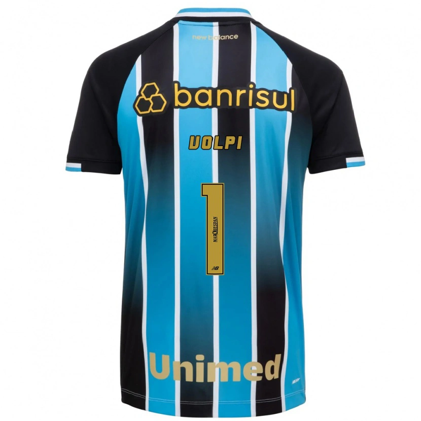 Danxen Homem Camisola Tiago Volpi #1 Azul Marrom Preto Principal 2026/27 Camisa Brasil
