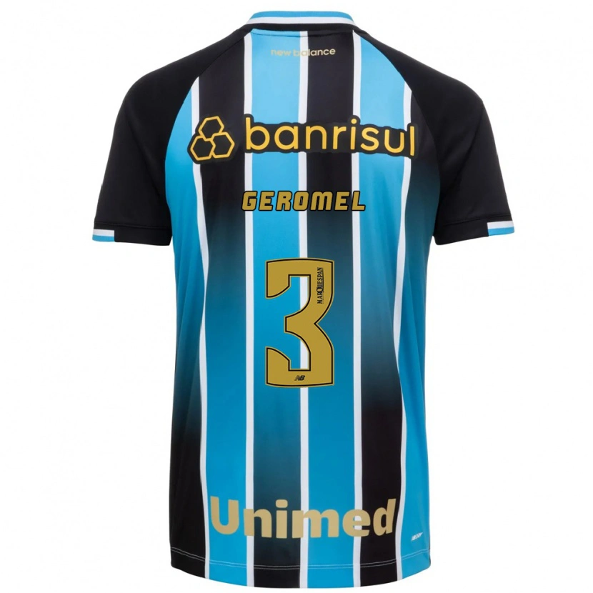 Danxen Homem Camisola Pedro Geromel #3 Azul Marrom Preto Principal 2026/27 Camisa Brasil