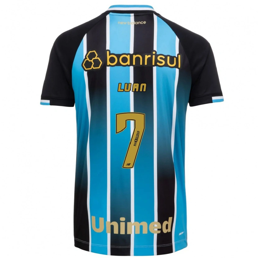 Danxen Homem Camisola Luan #7 Azul Marrom Preto Principal 2026/27 Camisa Brasil