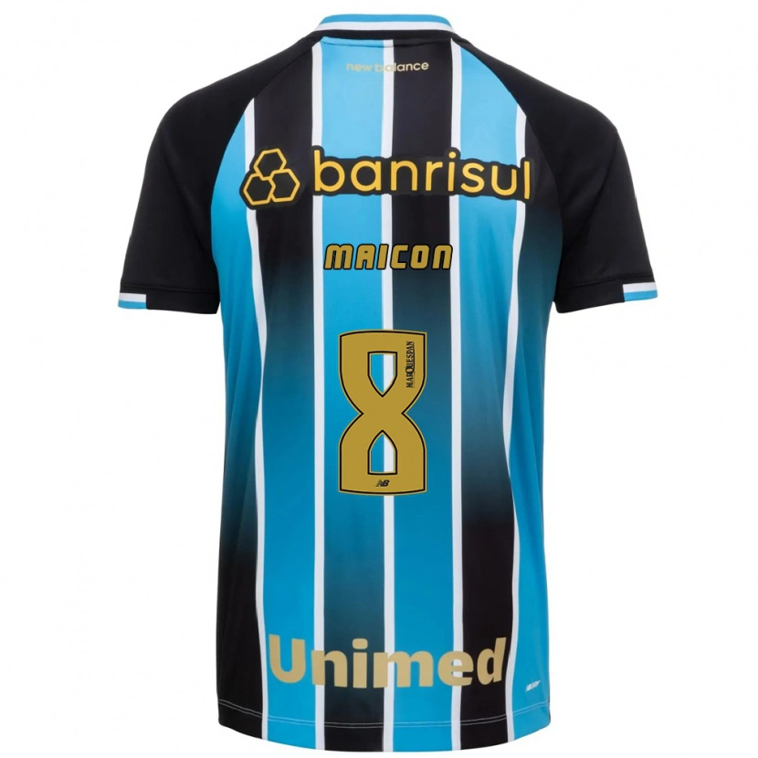 Danxen Homem Camisola Maicon #8 Azul Marrom Preto Principal 2026/27 Camisa Brasil