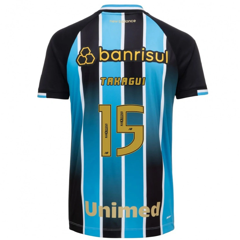 Danxen Homem Camisola Ana Tiemi Takagui #15 Azul Marrom Preto Principal 2026/27 Camisa Brasil