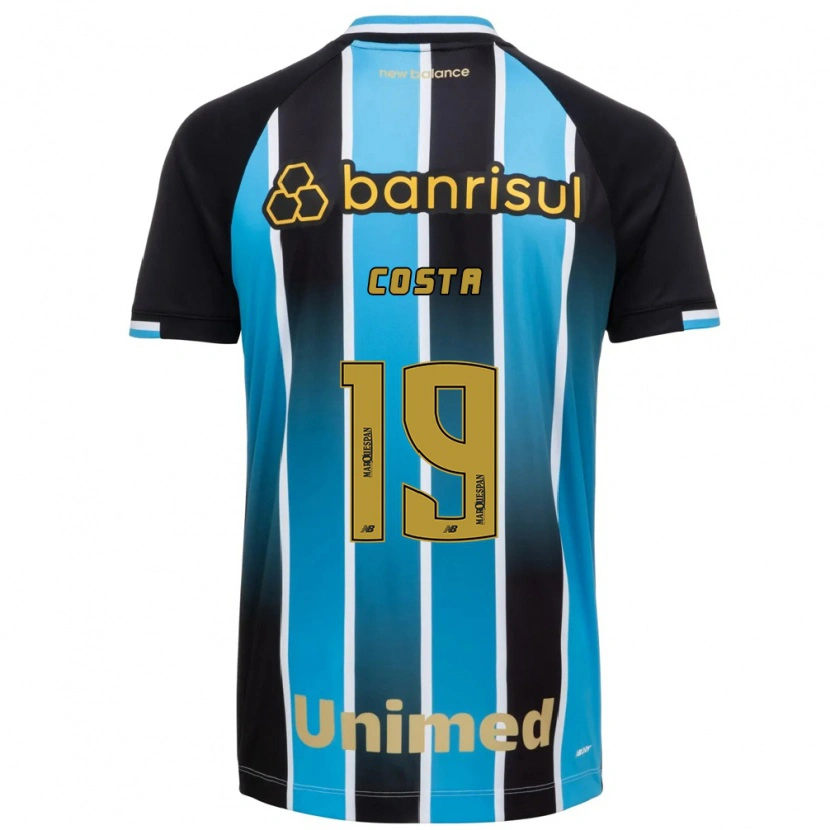 Danxen Homem Camisola Diego Costa #19 Azul Marrom Preto Principal 2026/27 Camisa Brasil