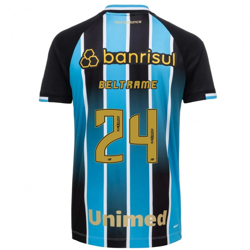 Danxen Homem Camisola Thiago Beltrame #24 Azul Marrom Preto Principal 2026/27 Camisa Brasil