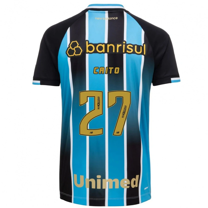 Danxen Homem Camisola Diego Caito #27 Azul Marrom Preto Principal 2026/27 Camisa Brasil