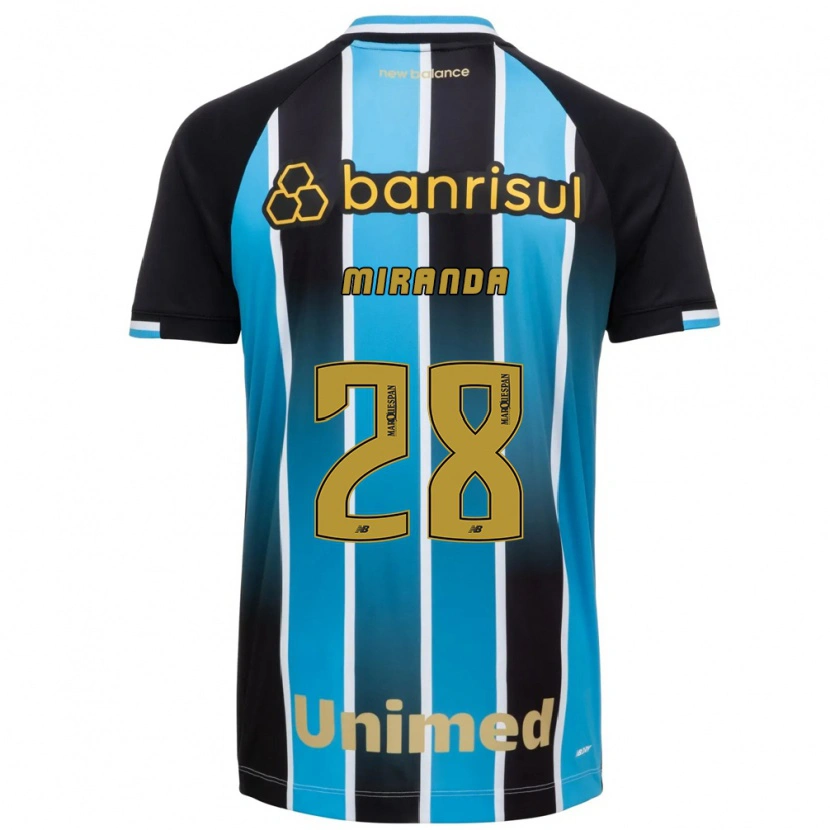 Danxen Homem Camisola Paulo Miranda #28 Azul Marrom Preto Principal 2026/27 Camisa Brasil