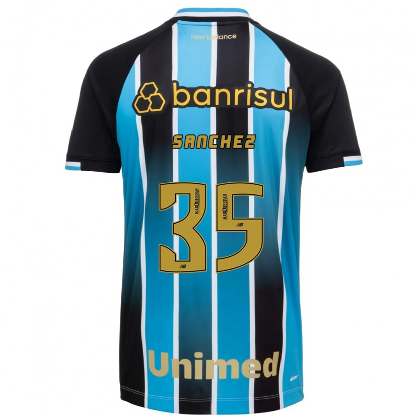Danxen Homem Camisola Lari Sanchez #35 Azul Marrom Preto Principal 2026/27 Camisa Brasil