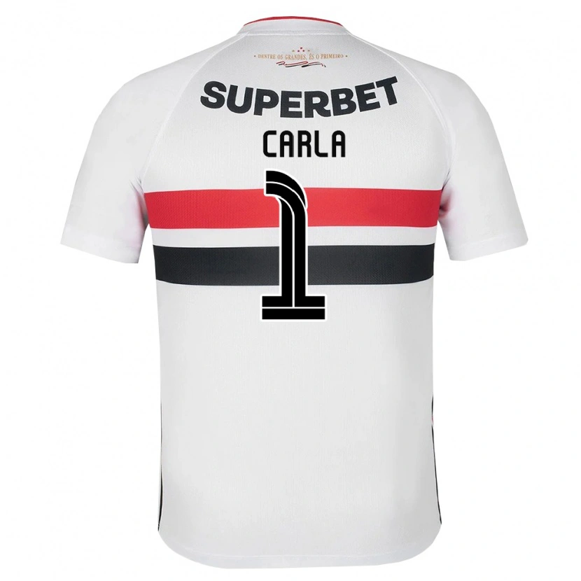 Danxen Homem Camisola Carla #1 Branco Vermelho Preto Principal 2026/27 Camisa Brasil